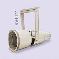 Ventilateur axial en fonte à pression moyenne pour ventilation commerciale, idéal pour tunnels et parkings souterrains