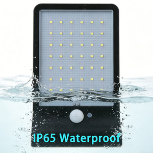 Lampe murale solaire 42 LED 2W avec détecteur de mouvement IP65 étanche pour extérieur et jardin - Product Image 4