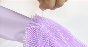 Gants de nettoyage en silicone à prix d'usine, gants de lavage de vaisselle en silicone, gants de nettoyage de vaisselle en silicone - Product Image 5