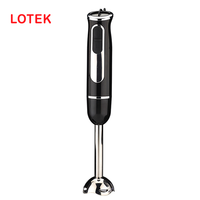 Mixeur à main Lotek en cuivre pur 500W, commandes par bouton-poussoir, 2 vitesses, étanche, sans BPA, capacité de 600 ml, portable, multifonctionnel