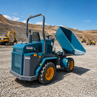 Dumper sur chenilles 3000 diesel, mini-transporteur de chantier tout-terrain