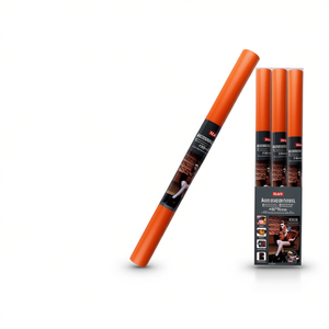 Rotolo di accessori in similpelle Ilan 50x70cm, pelle sintetica arancione per progetti fai da te - Product Image 1