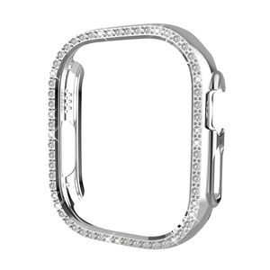 Funda protectora para <span class=keywords><strong>Apple</strong></span> <span class=keywords><strong>Watch</strong></span> Ultra de 49mm, carcasa hueca ostentosa para iwatch series <span class=keywords><strong>8</strong></span> ultra Diamond, parachoques - Product Image 5