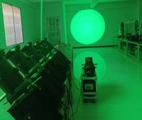 Projecteurs LED profilés blancs 300W 250W RGBW avec contrôle DMX512, CRI 95, indice de protection IP20, en alliage d'aluminium, pour éclairage de scène