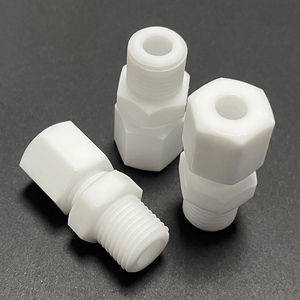 Conector Recto Universal de PTFE ZDVseal, Convierte Rosca a Tubo, Excelente Inerteza Química para Sistemas Industriales - Product Image 1