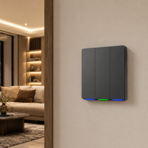 מתג קיר חכם של טויה WiFi 1-4 כפתורים 10A סוג EU לאספקת פרויקטים של דירות ומלונות - Product Image 2