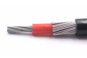 BS7870 600/1000V 2 * 8awg 3 * 6awg... aislamiento xlpe dividir concéntricos cable aéreo servicio de Cable concéntrico