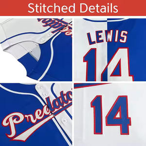 Venta al por mayor personalizada señora manga larga niñas béisbol desgaste de buena calidad Softball Jersey - Product Image 5