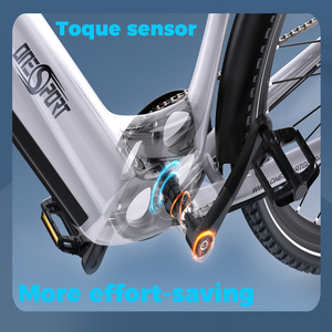 Bicicleta Eléctrica de Ciudad EU Onesport OT05 Pro Bici de Montaña Eléctrica Urbana Híbrida 36V para Mujer Bicicleta Todo Terreno Ebike - Product Image 3