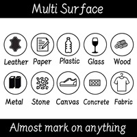 Marqueurs de Graffiti DIY Personnalisés de Haute Qualité, Stylos Gel Blancs, Marqueurs Huileux Blancs Imperméables, Ensemble de Stylos