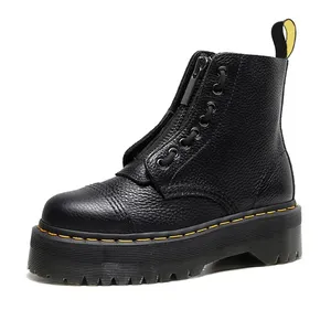 Bottes de créateur pour homme et femme, plateforme triple noire, bottines à lacets, chaussures d'extérieur, livraison gratuite - Product Image 2