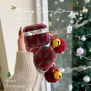 Funda Protectora para Auriculares AirPods Pro de 2.ª y 3.ª Generación con Diseño de Campana de Árbol de Navidad, Funda Anti-Caídas para AirPods Pro 3 - Product Image 1