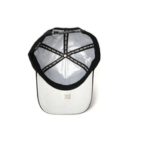 Casquette de baseball de luxe noire Baez Son of God, 5 panneaux, doublure satinée, broderie 3D personnalisée, logo OEM ODM G5 de haute qualité, NFC