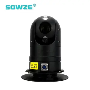 Черный цвет сетевой автомобильный PTZ-камера для полного набора системы видеонаблюдения