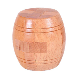 Rompecabezas de madera de haya, rompecabezas Burr, rompecabezas 3D hechos a <span class=keywords><strong>mano</strong></span>, juegos de ingenio, juguetes educativos intelectuales para niños y adultos - Product Image 2