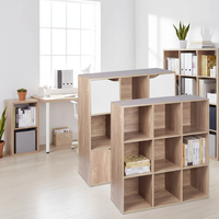 Support de Livres en Bois Massif à Assembler Soi-même, Étagères de Bureau pour la Maison, le Bureau et l'Hôtel, Meubles Créatifs pour le Salon