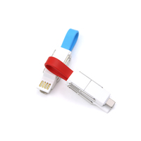 2024 Top ventes Mini câble de charge magnétique 6 en 1 porte-clés câble Micro USB pour Iphone Type C tout en un câble de données