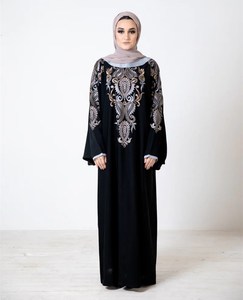 Nouvelle robe <span class=keywords><strong>de</strong></span> <span class=keywords><strong>prière</strong></span> élégante <span class=keywords><strong>de</strong></span> style Kebaya, Abaya <span class=keywords><strong>de</strong></span> Dubaï 2022, Baju Kurung, vente en gros en Malaisie - Product Image 2