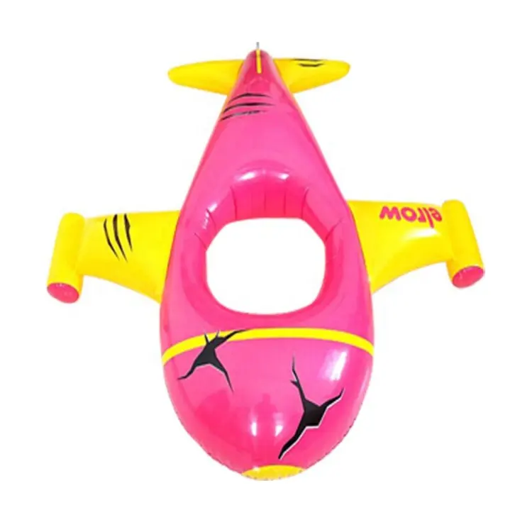 2019 New Funny Pvc Mini Plane Kids Baby Pool Inflatable Water Boat