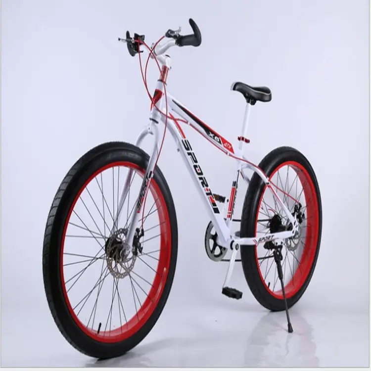 26 "snowmobile variable speed shock absorber bicycle double disc brake 3.0 wide tire mountain bike spot seconds