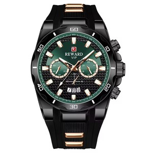นาฬิกาควอตซ์โครโนกราฟ REWARD RD83008M สำหรับผู้ชาย ยี่ห้อดัง นาฬิกาข้อมือสปอร์ต กันน้ำ สายซิลิโคน นาฬิกาผู้ชาย - Product Image 3