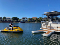 Le ponton gonflable Offre Spéciale de Y enroulent le dock flottant gonflable de Jetski de dock de yacht pour le stationnement