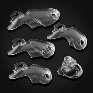 A000526 Dispositif de chasteté masculin de marque OEM en résine avec matériaux métalliques et plastiques, produits pour adultes pour le commerce extérieur CN GUA CB6000S - Product Image 2