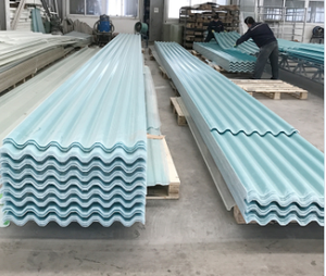 Panneau de puits de lumière en FRP, <span class=keywords><strong>plaque</strong></span> de <span class=keywords><strong>toiture</strong></span> en plastique, plaques de <span class=keywords><strong>toiture</strong></span> en fibre de verre <span class=keywords><strong>pour</strong></span> les usines industrielles - Product Image 4