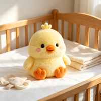 Peluche de poulet jaune personnalisée ODM OEM, adorable animal en peluche de canard pour bébé, jouet promotionnel doux pour enfants, cadeau décoratif