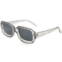Lunettes de soleil EUGENIA, forme spéciale, vintage, pour femmes, miroir carré à reflets, qualité supérieure, transparentes