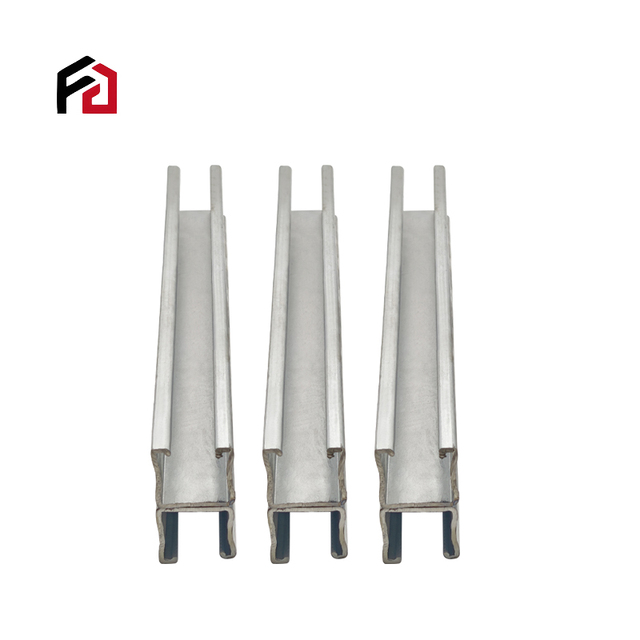Hot Dip Galvanized Steel C Channel Purlin Double Strut Seismic Bracing with Cutting and Welding Services