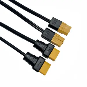 Cable de extensión de alimentación macho de CC para carga de batería de coche personalizado Cable conector de CC de batería XT60 Cable XT60