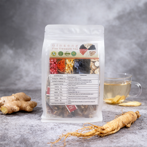 Organic <strong>Ginseng</strong> Five Treasures Kidney Herbal Cleanse Detox Blended Dried Fruit Tea for Women Men 5 Precious Ingredients Bagged - Product Image 3