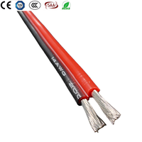 Cable Doble de 24 AWG, Cobre Estañado, Rojo y Negro, Cable Doble Lsf para Altavoces |   Cable de Audio Plano |   Cableado Flexible de Doble Hilo para Altavoces