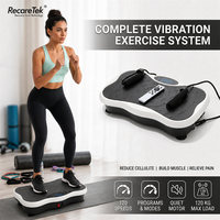 Titreşimli Crazy Fit Masaj 1500W Titreşim Plakası Egzersiz Aleti Kilo Verme Ayakta Kullanım Platformu Mini Fitness Ev Tipi