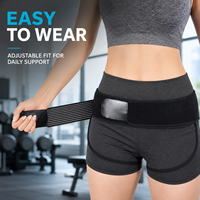 Ceinture Sacro-iliaque Ajustable pour Soulagement de la Sciatique, Soutien Lombaire et Pelvien, Orthèse de Correction Posturale pour Hommes et Femmes