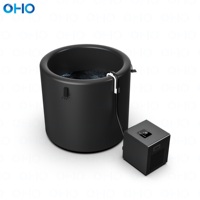 OHO Refroidisseur de Bain de Glace Fiable 220V 400W à Réfrigérant R290, Équipement de Refroidissement Économe en Énergie, Installation Facile, Garantie 1 An pour Toute Baignoire