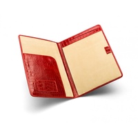 Carpeta de Presentación A4 de Cuero de Cocodrilo con Forro de Gamuza para Oficina, de Lujo, para Reuniones