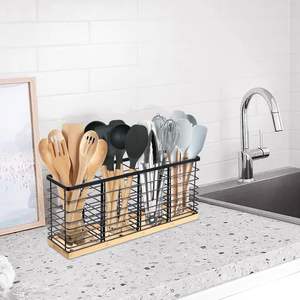 4 bölmeli ekstra büyük mutfak eşyası tutucu çiftlik pişirme malzemesi depolama - Product Image 5