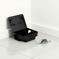 Piège à rats vivant et humain, boîte de contrôle des rongeurs multi-captures pour les taupes et les souris