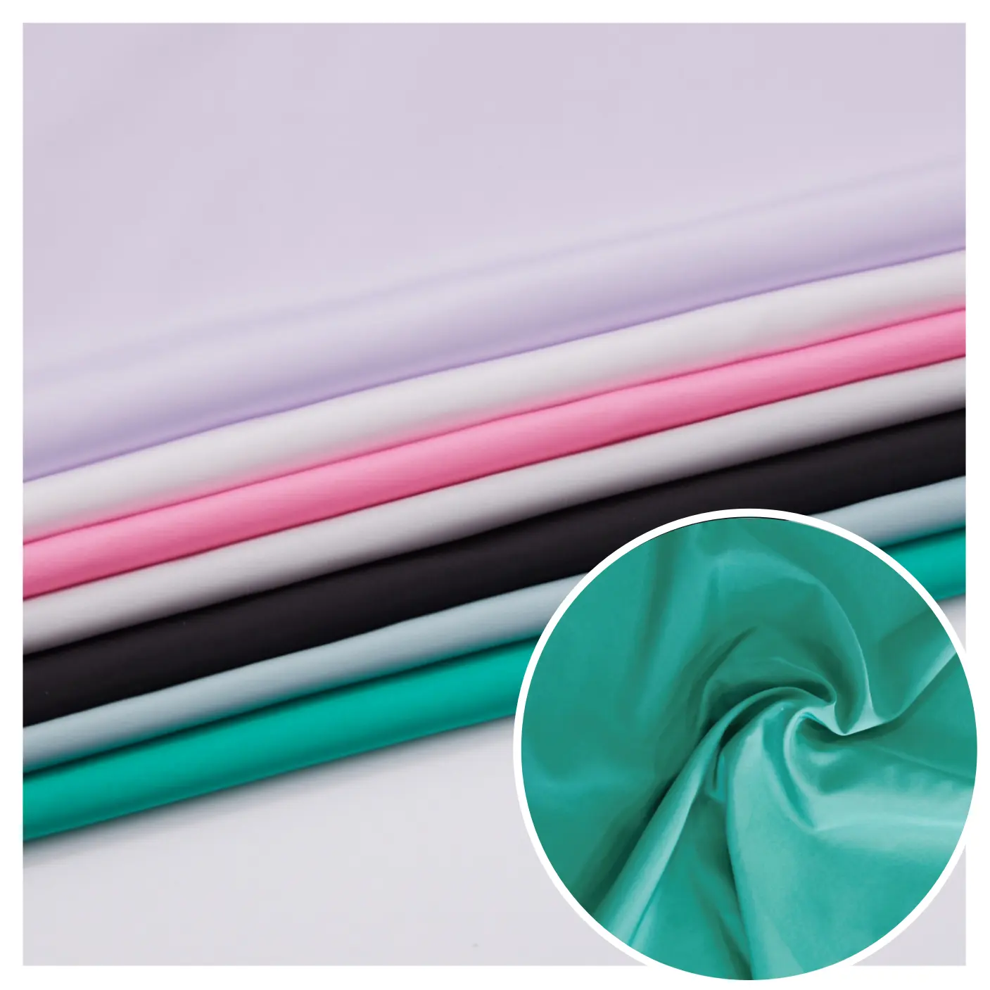 Leichte 300 T 100 % Polyester-Textil-Ponge-Blende Stoffrolle