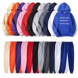 Conjuntos Deportivos de Primavera para Hombre al por Mayor, Pantalones Deportivos con Sudadera con Capucha, Personalizados, de Forro Polar, con Impresión Digital, Ecológicos y de Secado Rápido - Product Image 2