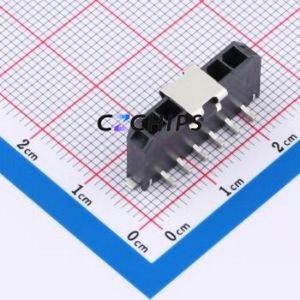 WT5557L-060C-0W Wire-to-Board Pin Header SMD,P=3mm Connector 1x6P 3mm Vertical Mount Micro-Fit (MX 3.0) - Product Image 1