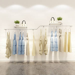 Exhibidor de <span class=keywords><strong>Ropa</strong></span> Metálico Multifuncional de Pared para Tiendas de <span class=keywords><strong>Ropa</strong></span> de Mujer y Niños - Product Image 4