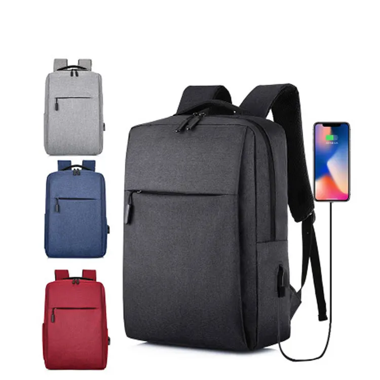 Trends 2019 OEM ODM Custom Mens Women Durable USB Charging Waterproof Business Laptop Backpack