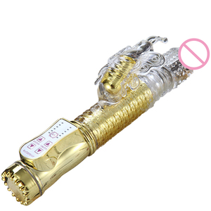 Vibratore di coniglio in Silicone da <span class=keywords><strong>donna</strong></span> con bastone rotante positivo e negativo per il corpo masturbazione giocattolo sessuale - Product Image 4