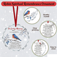 Ornement suspendu en verre de cristal avec impression artistique personnalisée, ornement décoratif en verre de cristal, pendentif fleur rose pour décoration de cadeau de fête