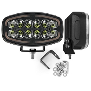 Lampe de travail LED Xovy pour camion, 9 pouces, 10-60V, phare LED 4x4, DRL ambre, compatible avec Scania, VolvoTruck ou fourgonnette - Product Image 3