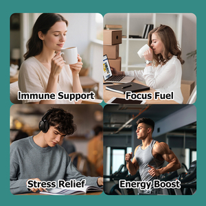 Café en Polvo con Hongos de Marca Privada que Mejora la Claridad Mental con Aceite MCT y 6 Hongos, Café Energético en Polvo - Product Image 3