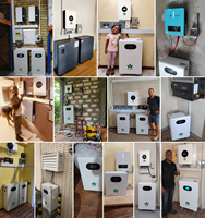 Système d'énergie solaire hors réseau pour la maison de 10 kW, 15 kW, 30 kW, générateur solaire, kit complet de panneaux solaires, batterie au lithium intégrée